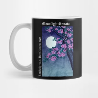 Moonlight Sonata - Black Mug